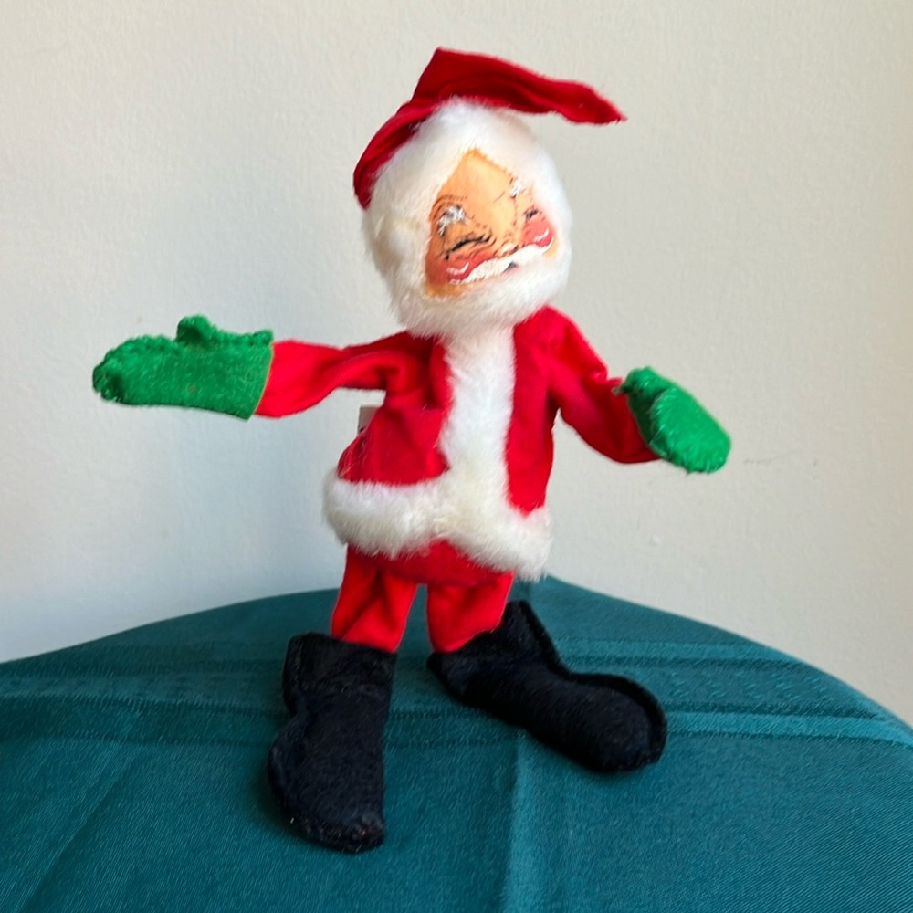 1963 Annalee Santa Mobilitee Vintage Decor Christmas‎ Movable 1960s Doll